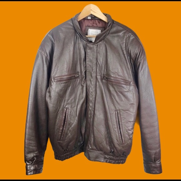 Christian Dior Vintage Leather Brown Bomber Jacket - Picture 10 of 10